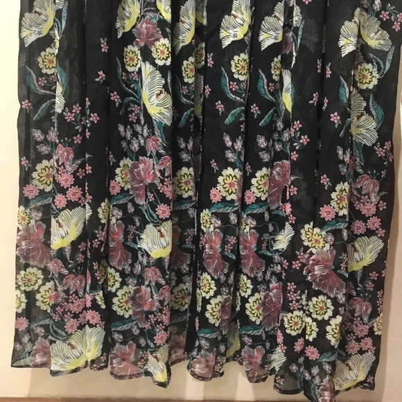 Torrid Floral Chiffon Button Front Maxi Dress 0 - Picture 7 of 11